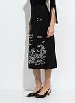 KENZO PARIS JUNGLE LONG STRAIGHT SKIRT