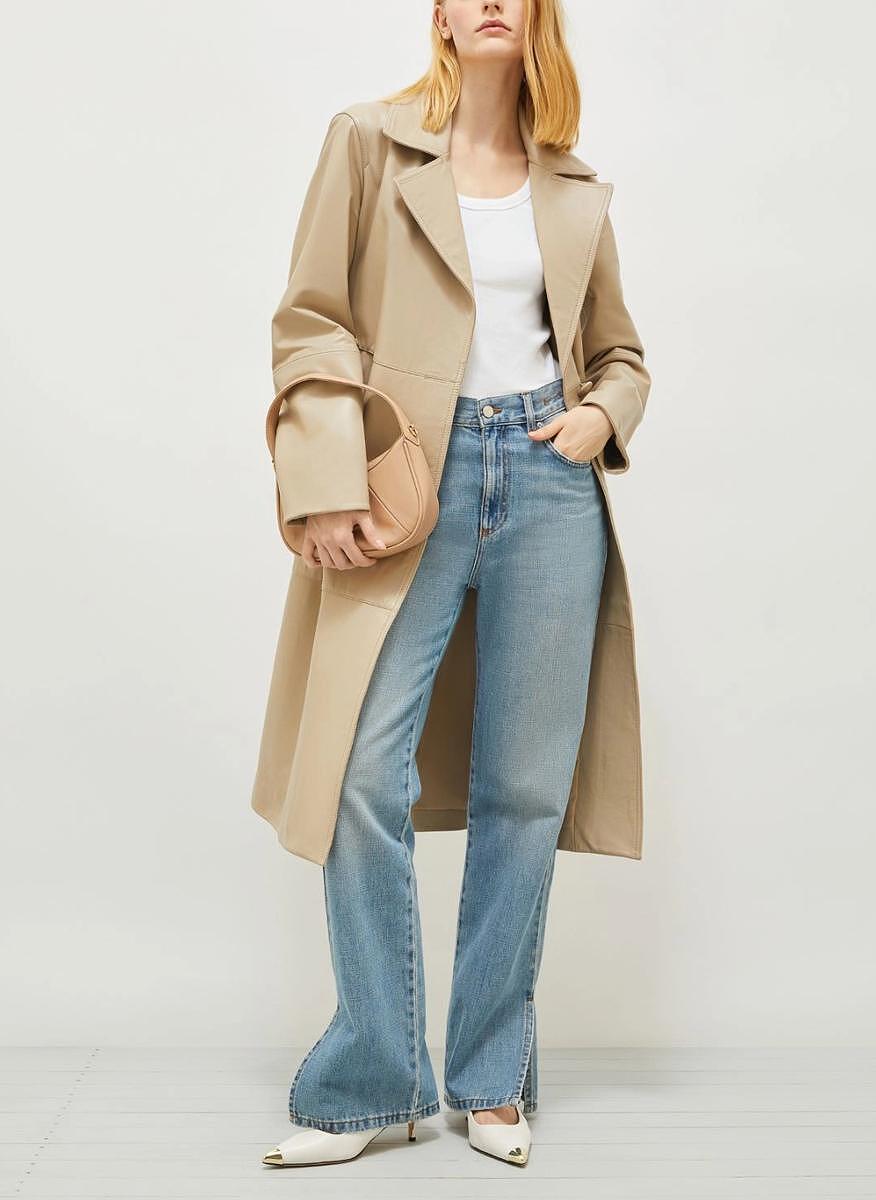 Кожен тренчкот Marella Baltico