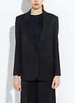 viscose wool slub jacket