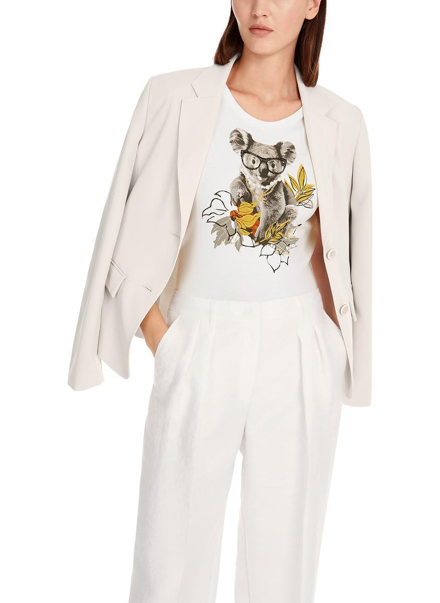 Тишърт с мъниста и перли Marc Cain Collections