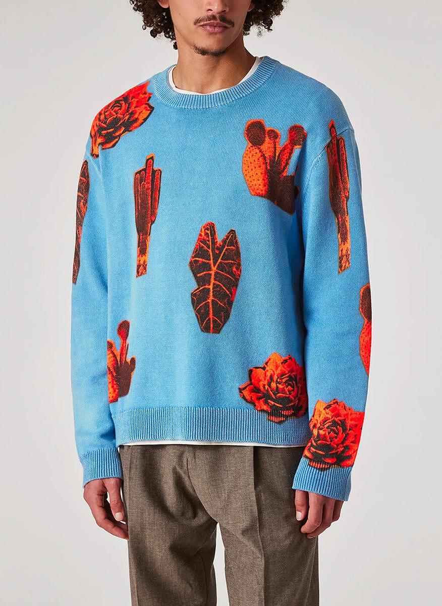 Пуловер 'Photographic Cactus' PS Paul Smith