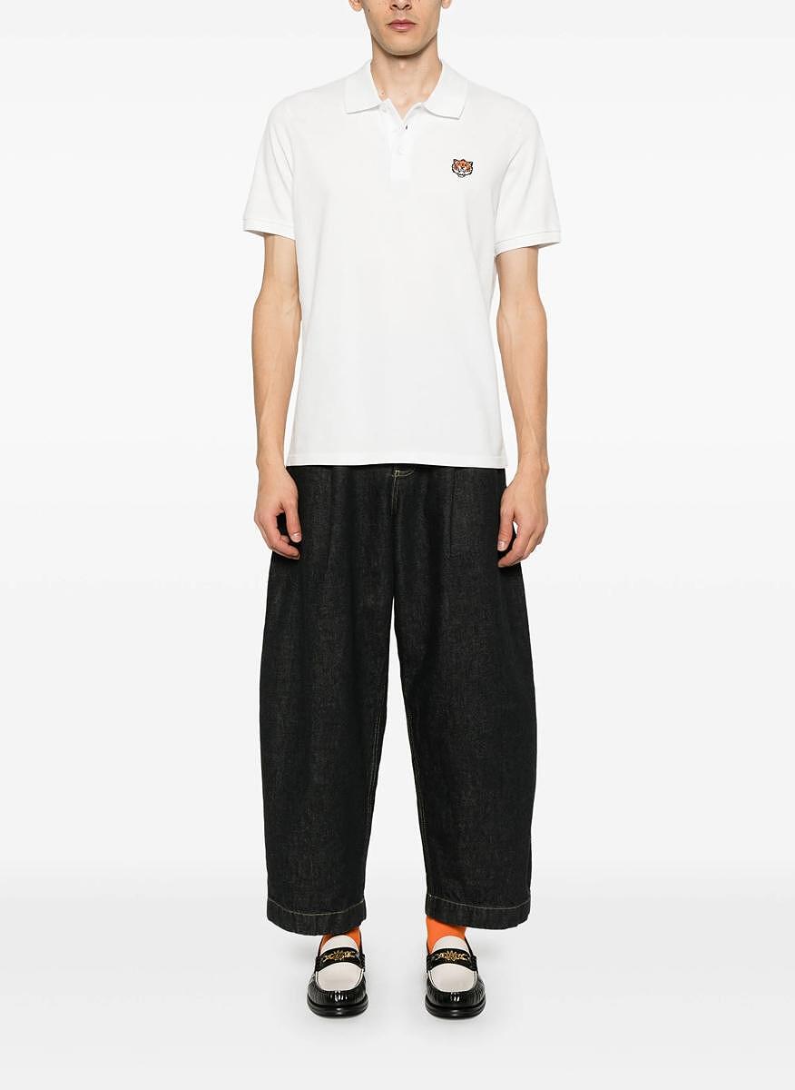 Полошърт с бродерия 'Happy Tiger' Kenzo