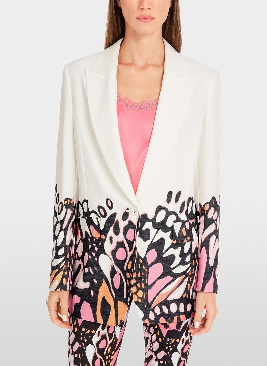 Сако с принт 'Butterfly' Marc Cain Collections