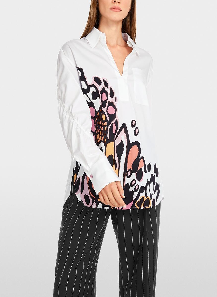 Блуза с принт Marc Cain Collections