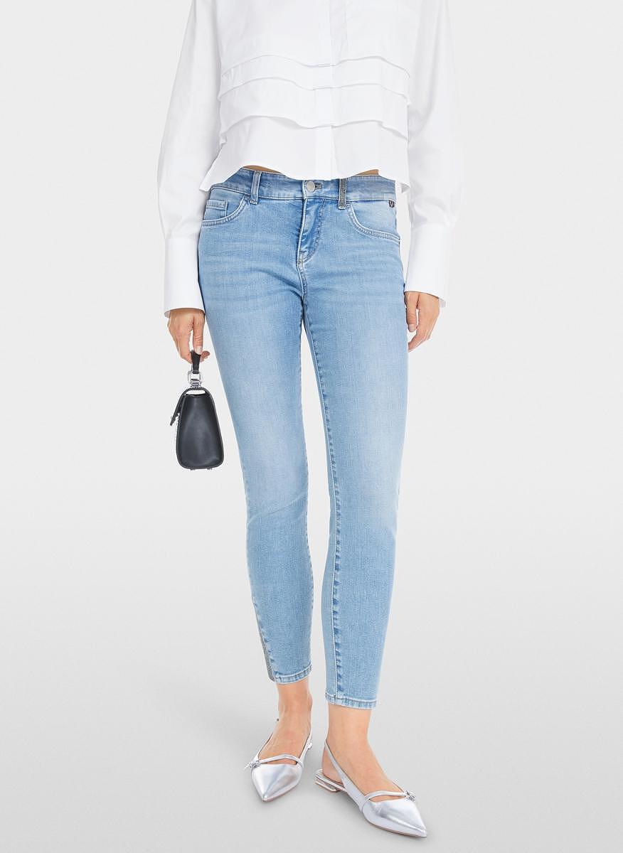 Втален деним с декоративни камъни Marc Cain Pants