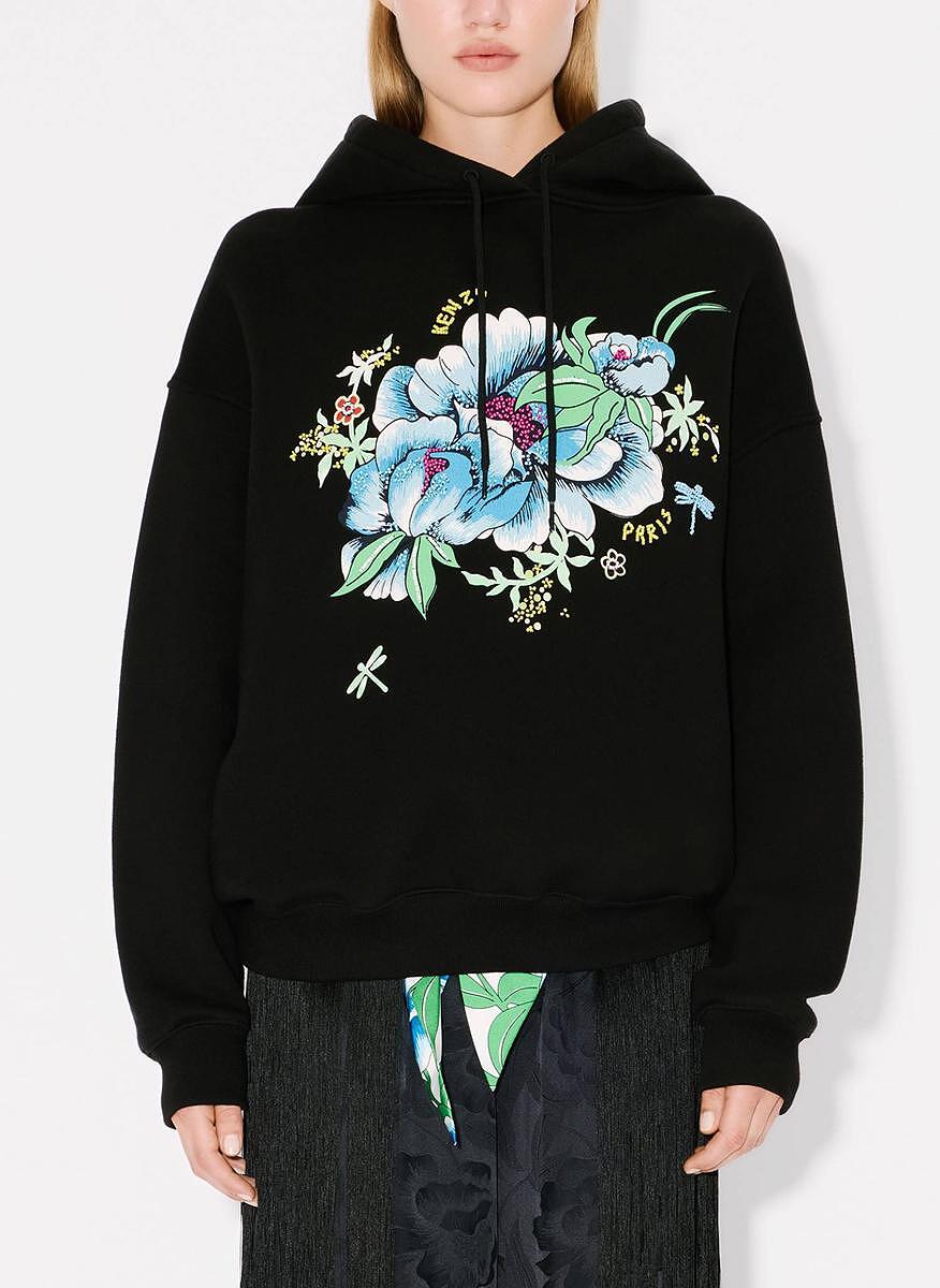 Суитшърт с принт 'Peonies' Kenzo