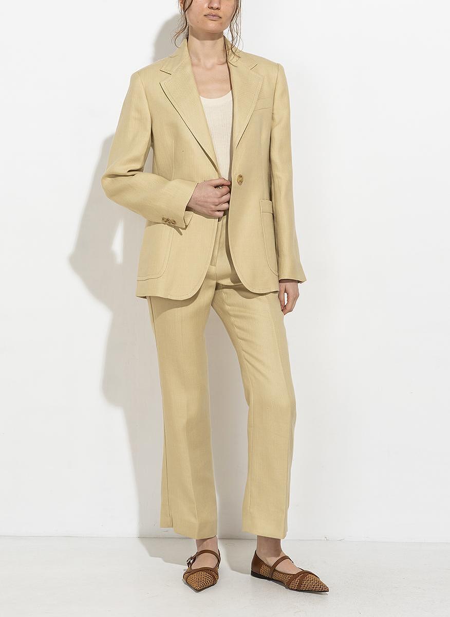 Сако с лен Weekend Max Mara Galli