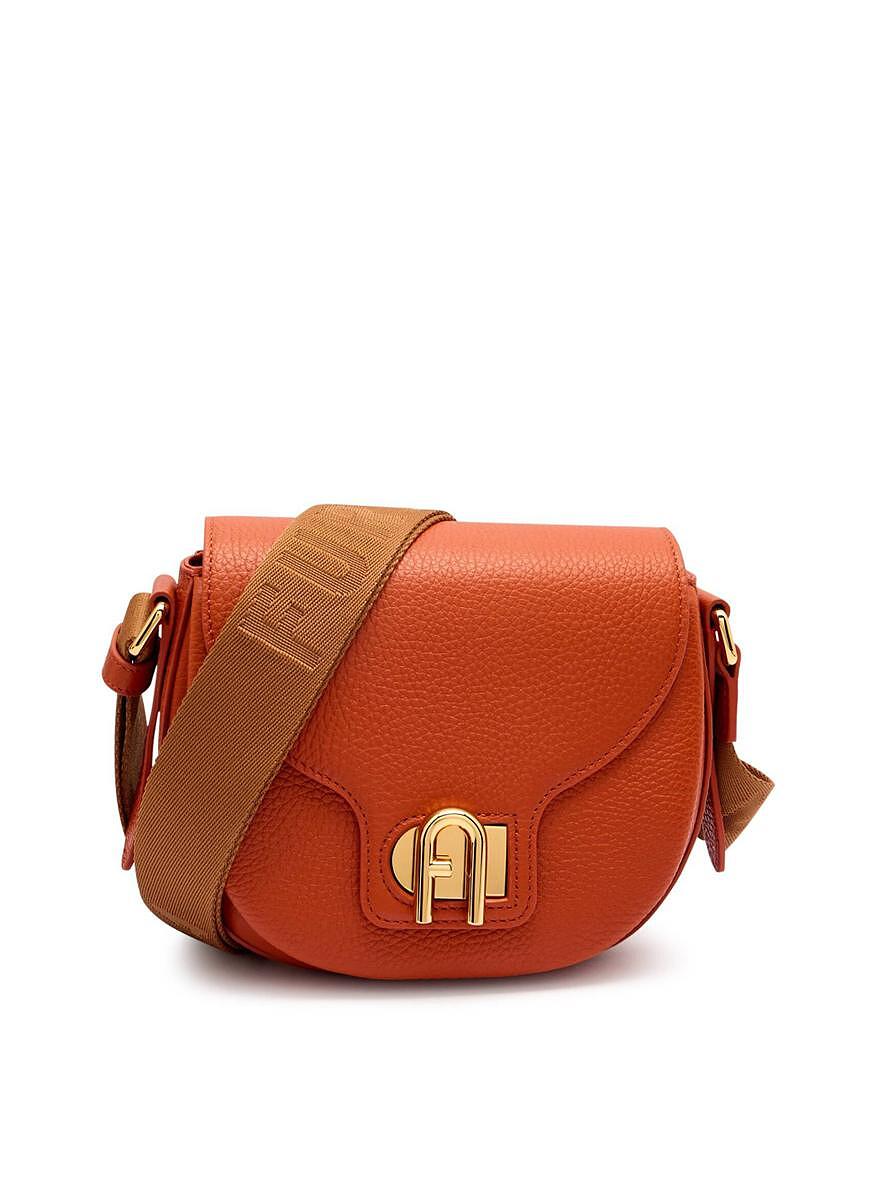 Мини чанта Furla Lotus Cotto Toni Cognac