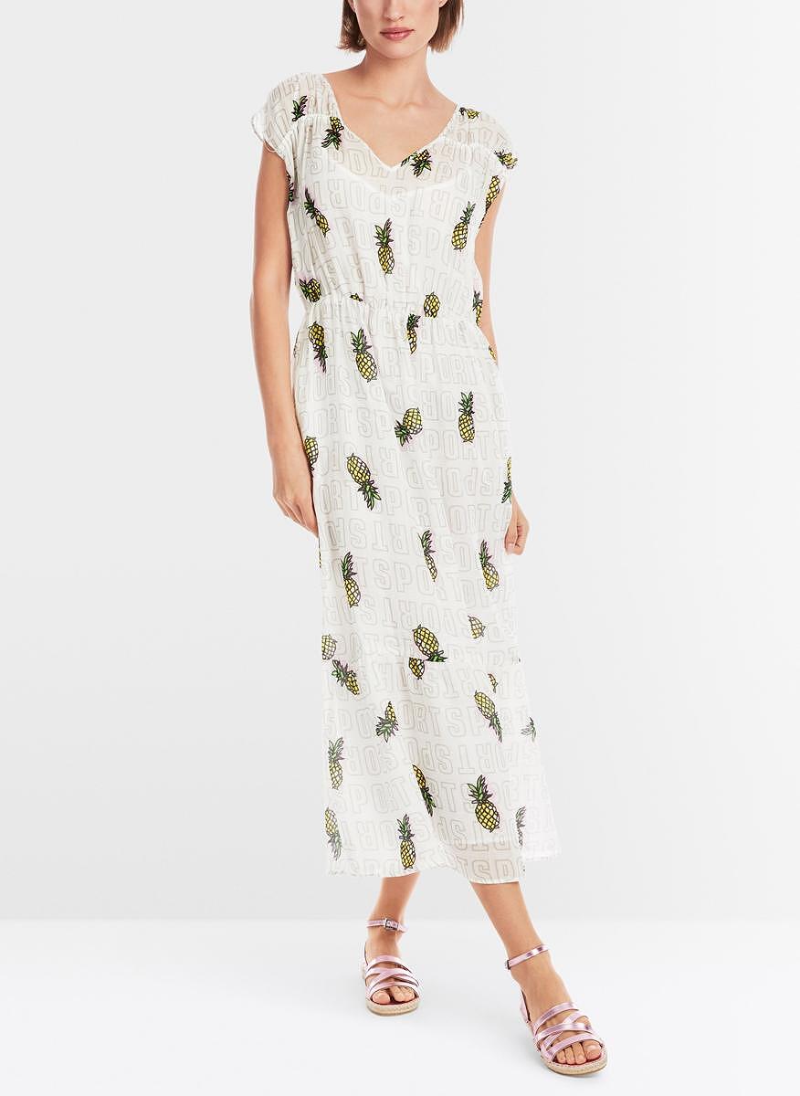 Рокля с принт 'Pineapple' Marc Cain Sports