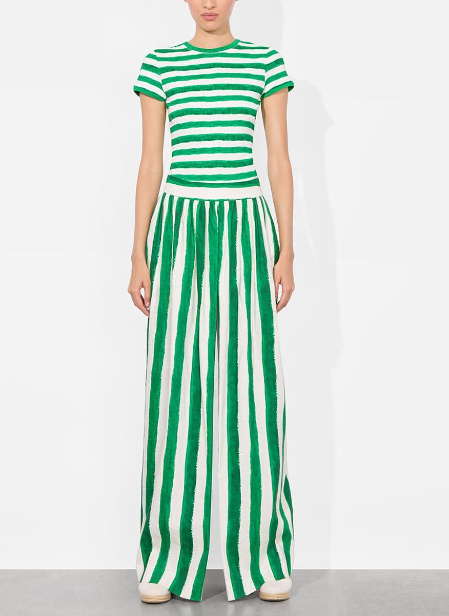 Тишърт с райе 'Tess' Alice + Olivia