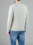 Пуловер от лен и памук