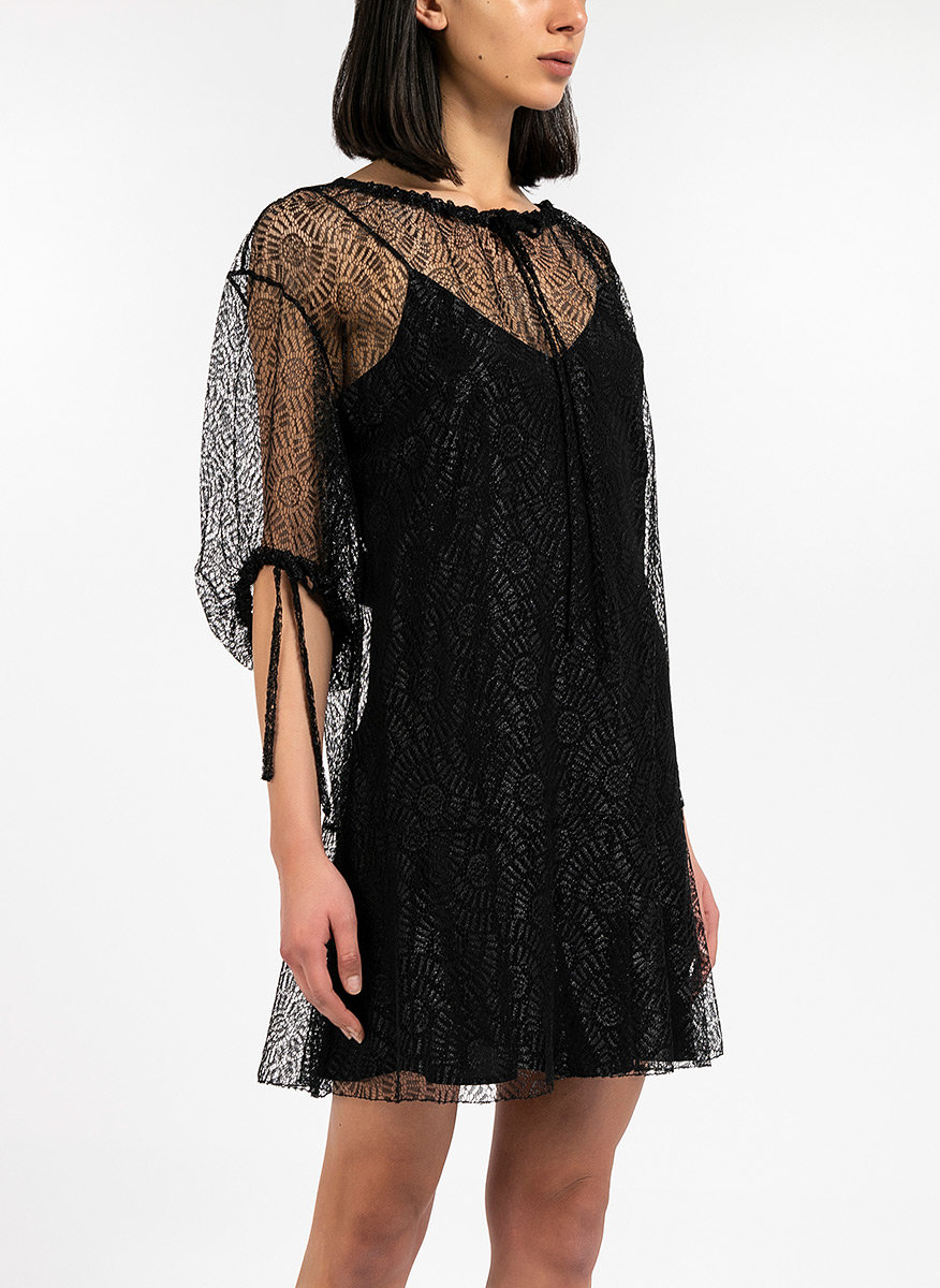 Рокля от дантела Moschino