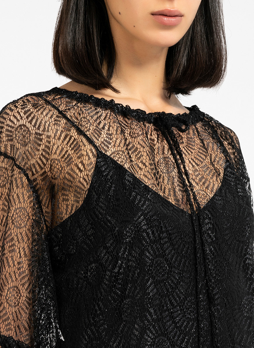 Рокля от дантела Moschino