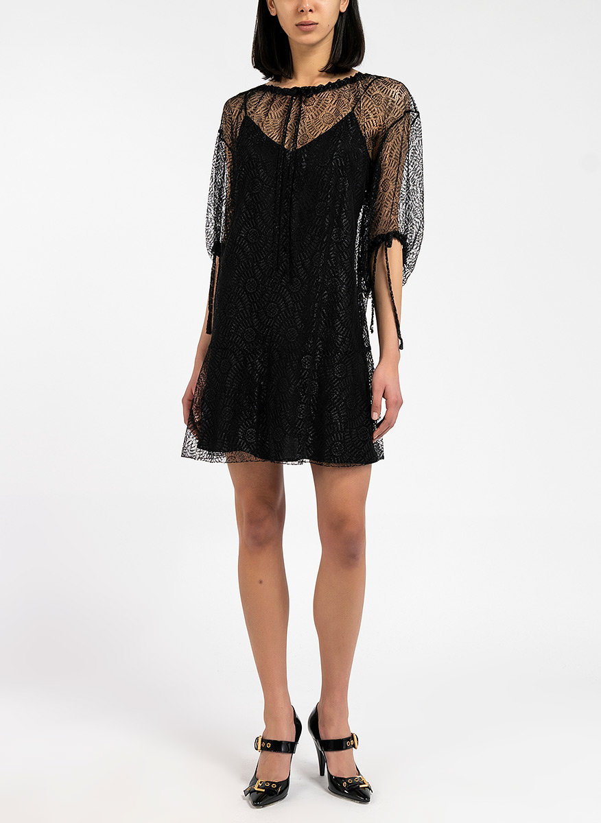 Рокля от дантела Moschino