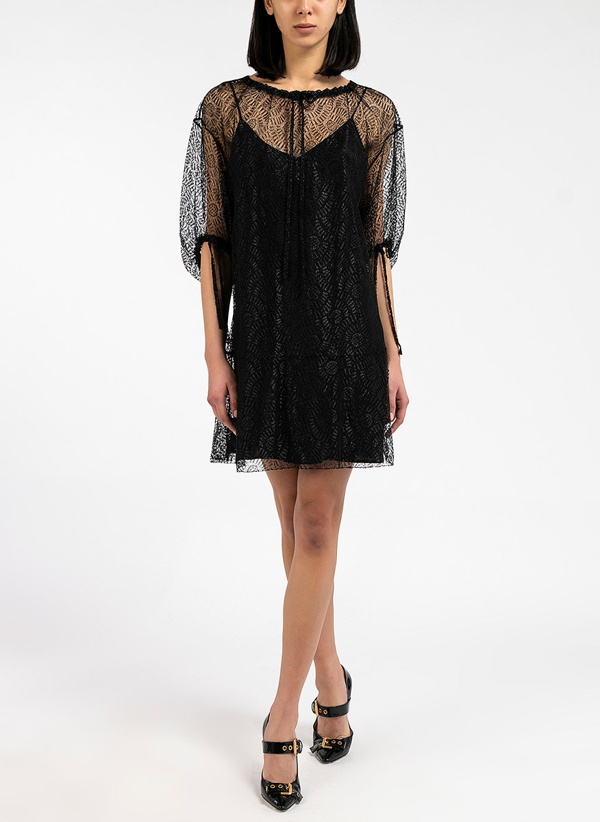 Рокля от дантела Moschino