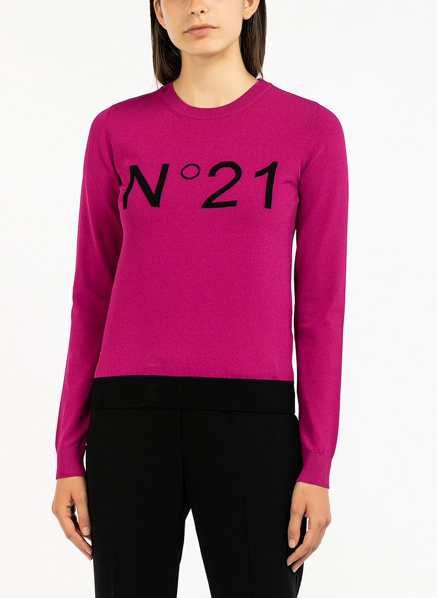 Пуловер с лого N°21