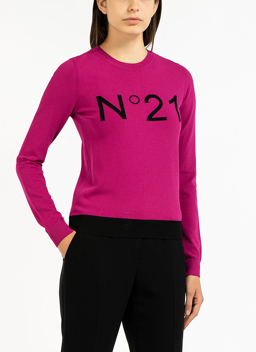 Пуловер с лого N°21