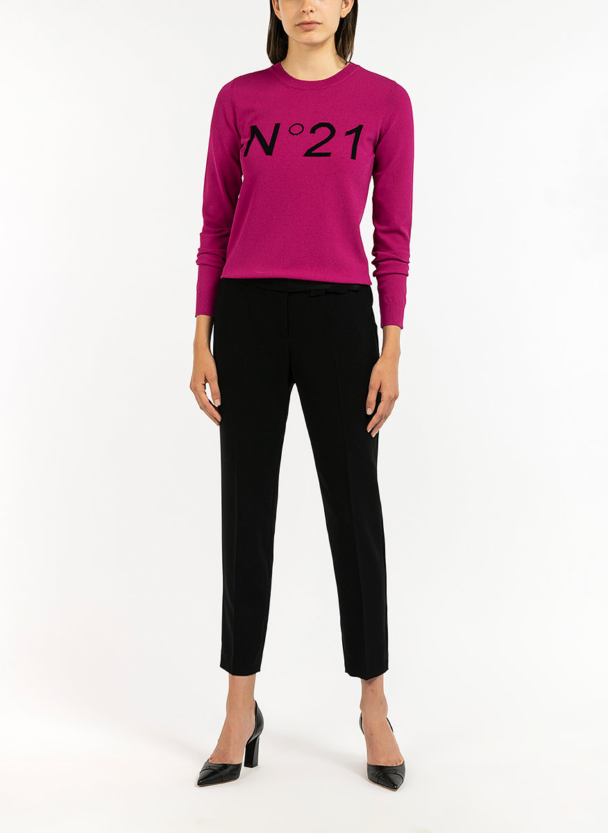 Пуловер с лого N°21