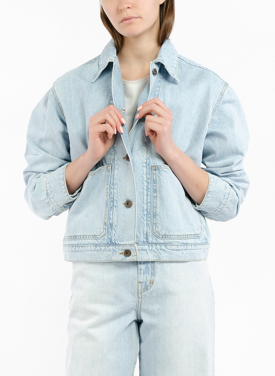 MAXMARA WEEKEND 015DENIM JACKET(LUSSO) - Gジャン/デニムジャケット