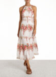 Mae Tiered Frill Long Dress