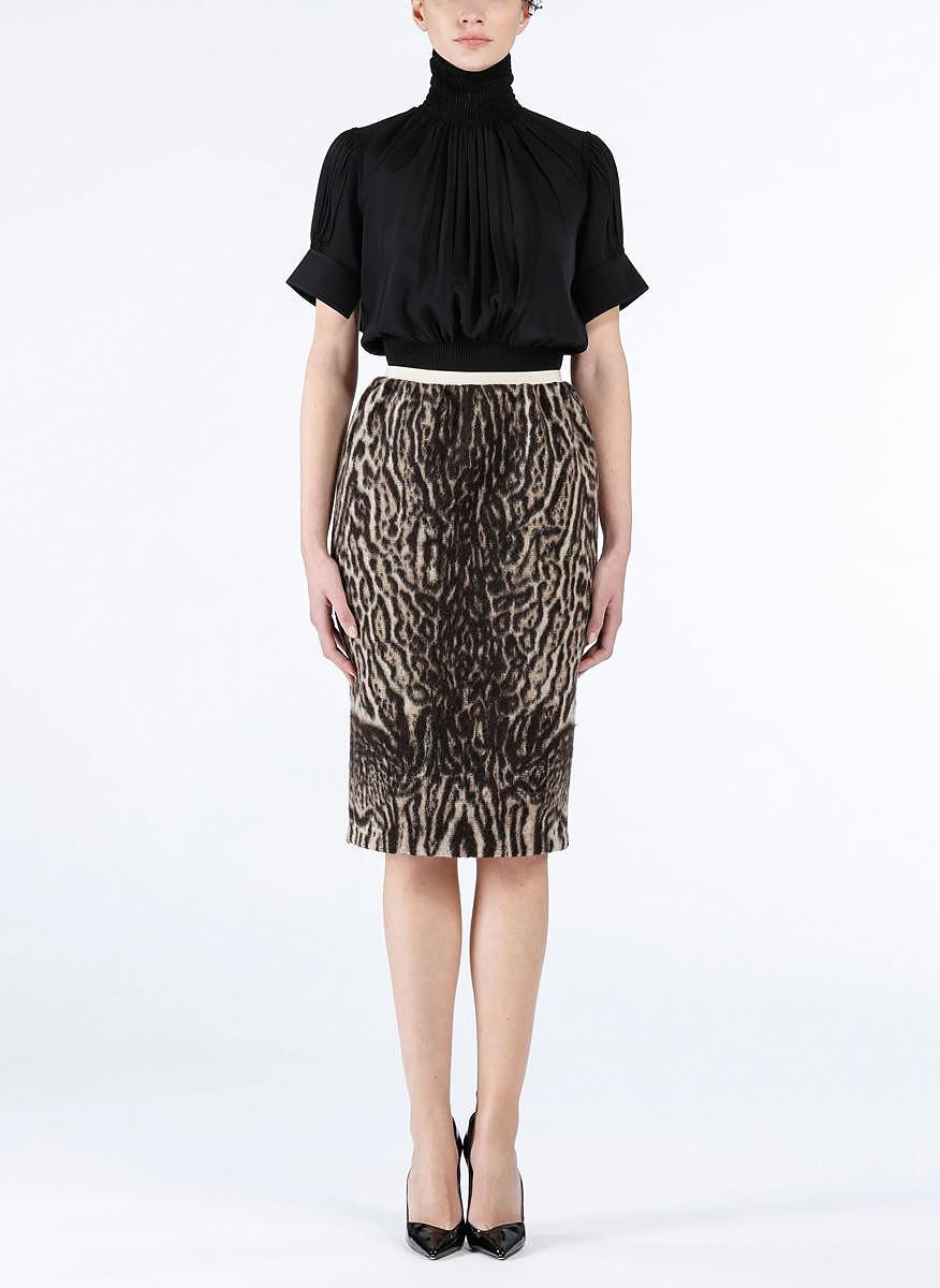 Пола 'молив' с анималистичен принт Nº21