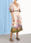 Tropicana Tie Sleeve Midi