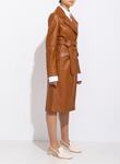 Leather trench