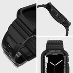 Каишка 360* Spigen Rugged Armor Pro за Apple Watch 44/45mm black