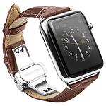 Каишка Qialino leather wristband за Aple watch 42/44/45 mm.