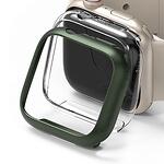 Бъмпер Ringke Slim 2 Pack за Apple Watch 7 (41mm) Clear + Deep Green