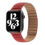 Каишка Leather Loop за Apple Watch 4 / 5 / 6 / 7 / SE (40 / 41 MM) Red
