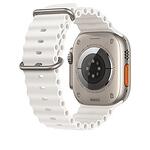 Еластомерна каишка Tech Protect за Apple watch 42/44/45/49mm White