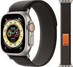 Каишка Tech Protect Nylon за Apple Watch 42/44/45/49mm Black/Orange