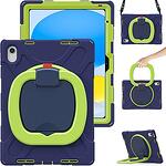 Калъф Tech - Protect X-Armor за iPad 10 (10.9) 2022 Navy/Lime