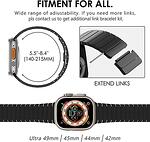 Каишка Tech-Protect LinkBand за Apple Watch Ultra 49mm Black