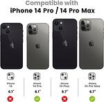 Рингове за камерите за iPhone 14 Pro / 14 Pro Max Diamond Black