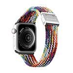 Каишка Braided Band Rainbow за Apple Watch SE, 8, 7, 6, 5, 4, 3, 2, 1 (41, 40, 38 mm)