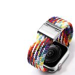 Каишка Braided Band Rainbow за Apple Watch SE, 8, 7, 6, 5, 4, 3, 2, 1 (41, 40, 38 mm)