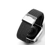 Каишка Braided Black за Apple Watch SE, 8, 7, 6, 5, 4, 3, 2, 1 (41, 40, 38 mm)