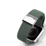 Каишка Braided Olive Green за Apple Watch SE, 8, 7, 6, 5, 4, 3, 2, 1 (41, 40, 38 mm)