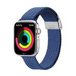 Каишка Braided Blue за Apple Watch Ultra, SE, 8, 7, 6, 5, 4, 3, 2, 1 (49, 45, 44, 42 mm)