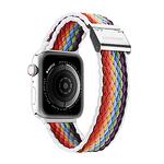 Каишка Braided Band Pale stripes за Apple Watch Ultra, SE, 8, 7, 6, 5, 4, 3, 2, 1 (49, 45, 44, 42 mm)