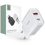 Зарядно адаптер Tech Protect C30W 2-Port PD30W/QC3.0 White