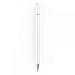 Универсална писалка Tech Protect Charm Stylus Pen White/Silver