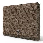 Калъф GUESS за Mackbook и Лаптоп 16" Brown 4G Uptown Triangle logo