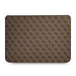 Калъф GUESS за Mackbook и Лаптоп 16" Brown 4G Uptown Triangle logo