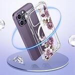 Кейс Tech Protect MagMood MagSafe за iPhone 13 mini Spring Floral