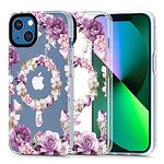 Кейс Tech Protect MagMood MagSafe за iPhone 13 Rose Floral