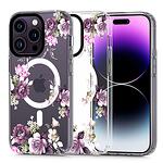 Кейс Tech Protect MagMood MagSafe за iPhone 14 Pro Spring Floral