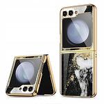 Кейс Tech Protect Mood Marble за Samsung Galaxy Z Flip 5 Black